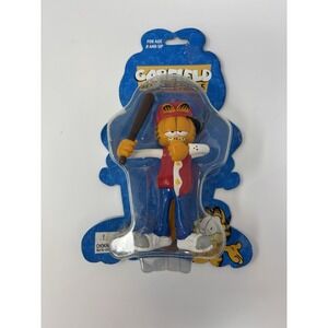 Vintage Garfield Bendable Figure Baseball Player SEALED